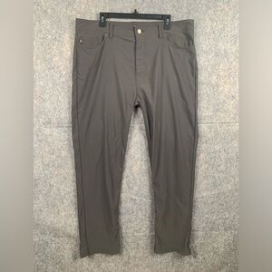 PrAna Mens Size 40x32 Slim‎ Fit Casual everyday wear lightweight gray pants
